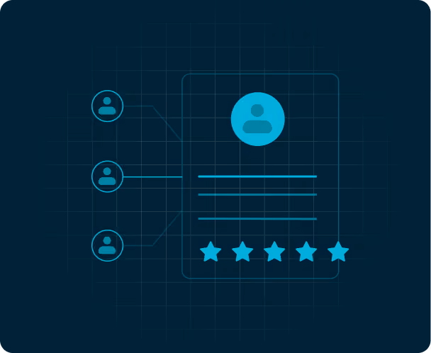 Diagram showing one interview distributed across blog, video, social, and email content