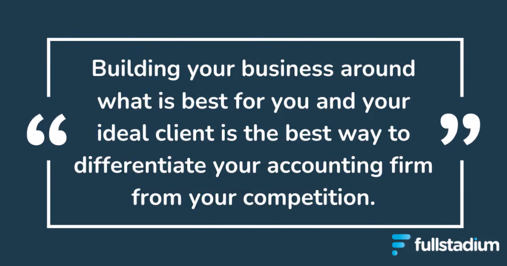 differentiate your accounting firm