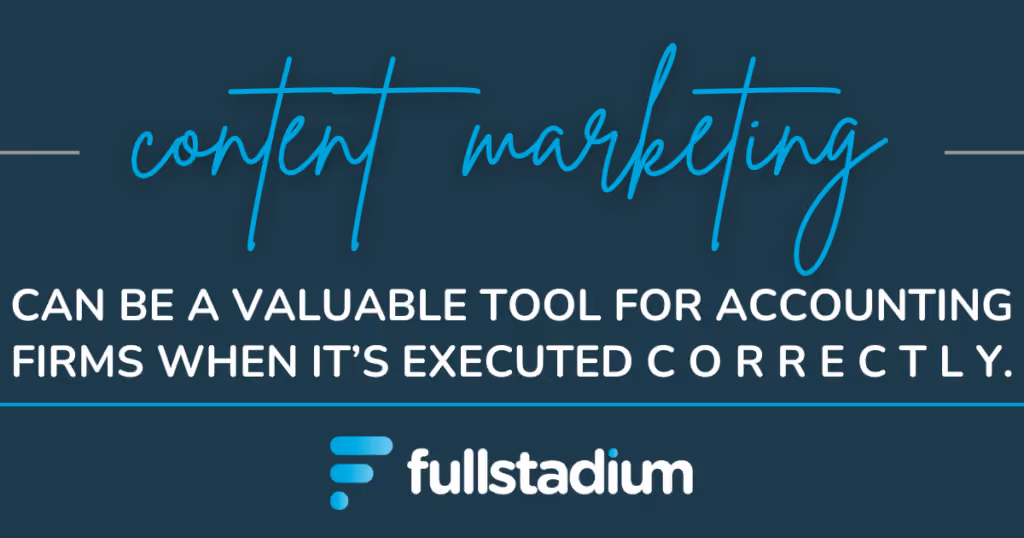 content marketing for accounting firms