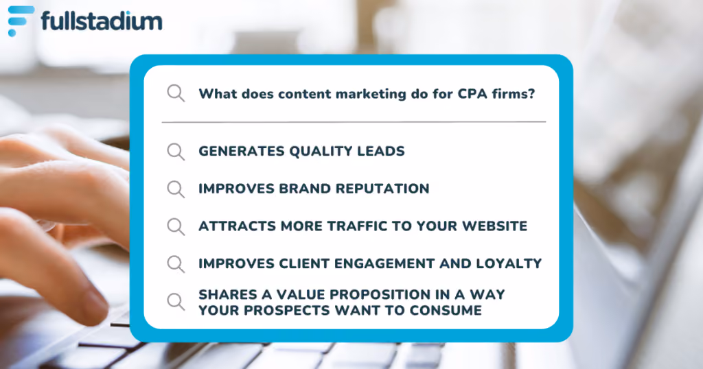 content marketing for accounting firms