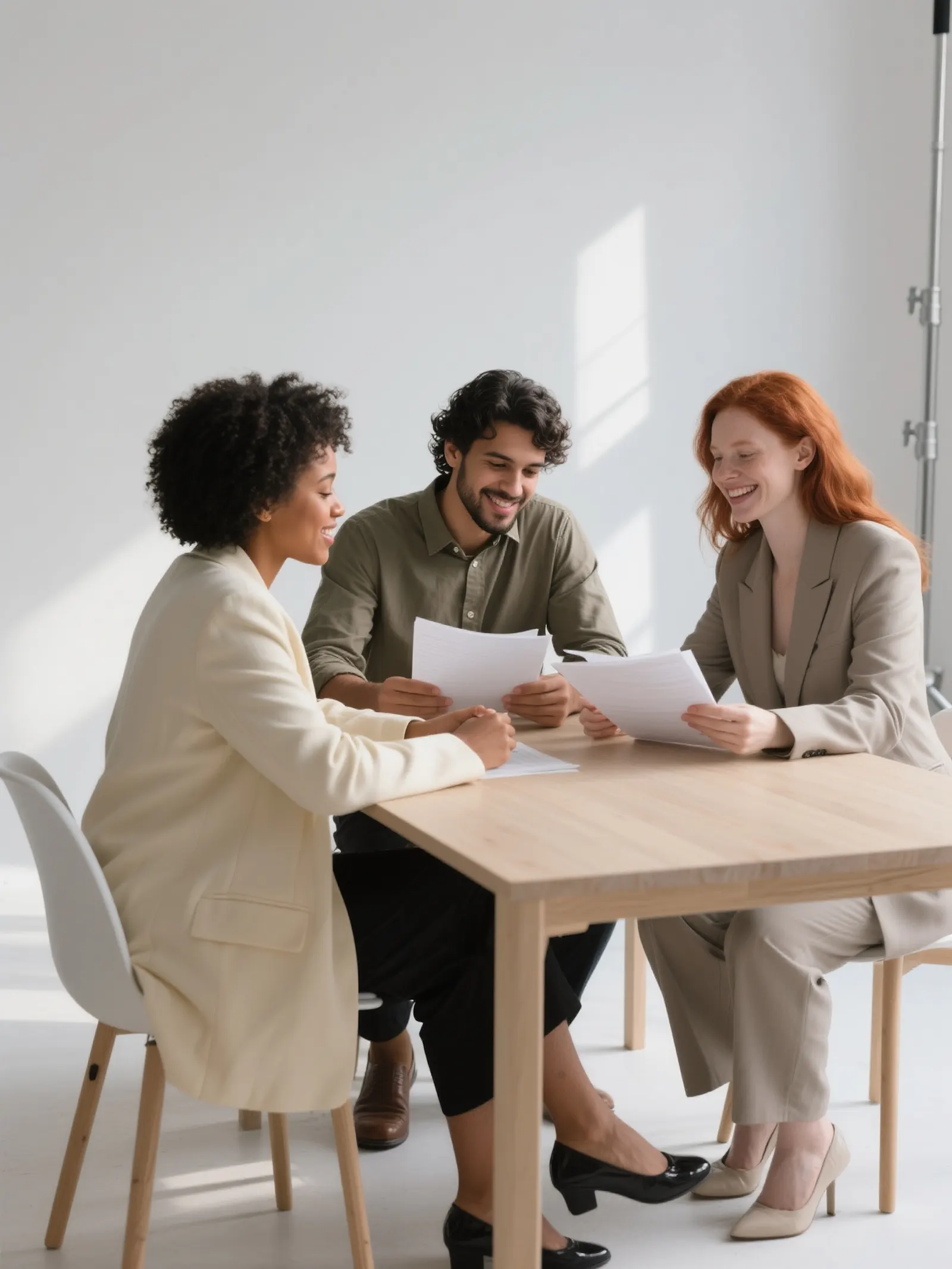 Euphoria team collaborating around a table