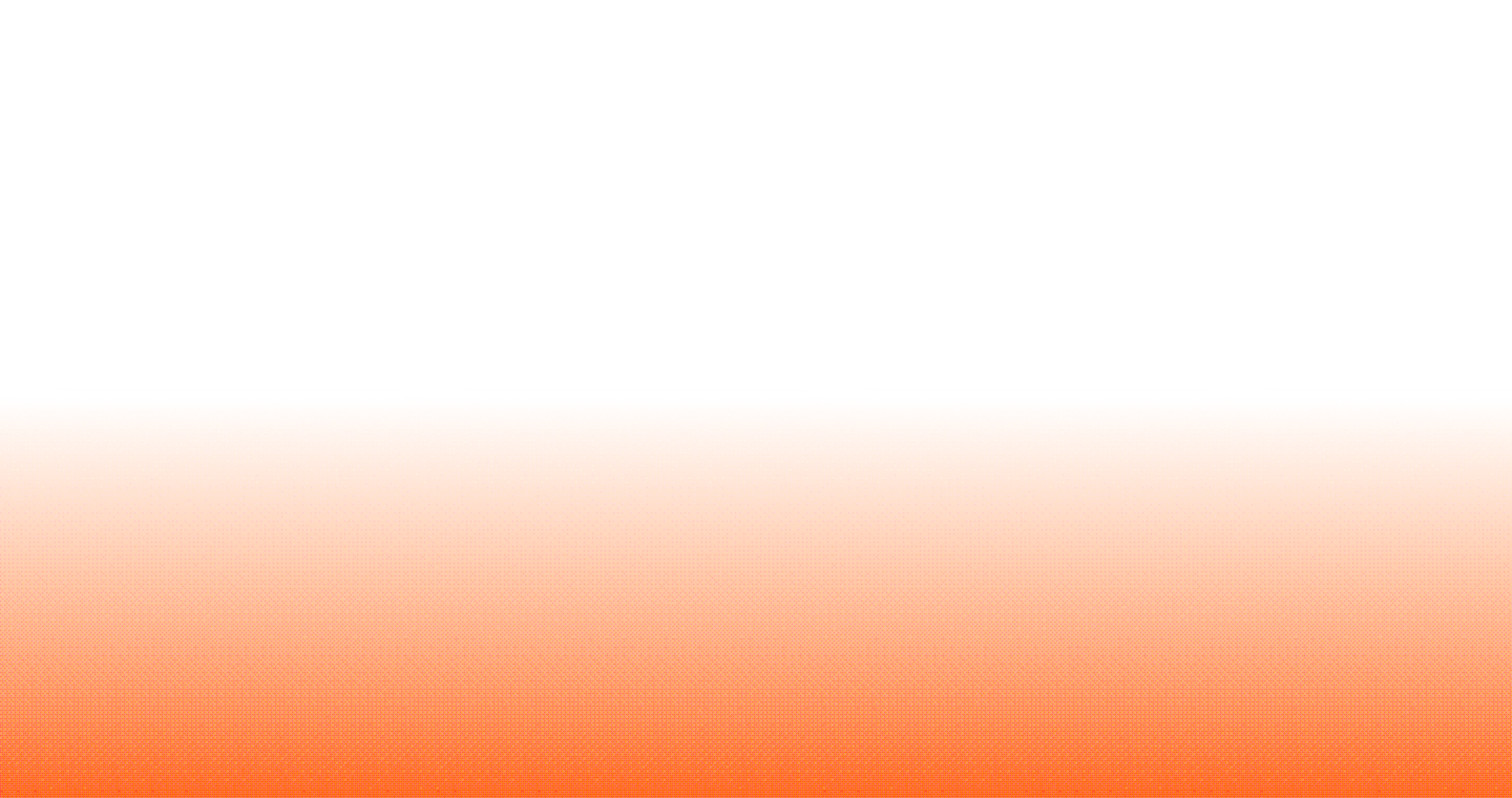 Bright orange background with subtle texture and darker orange horizontal stripe near the top.