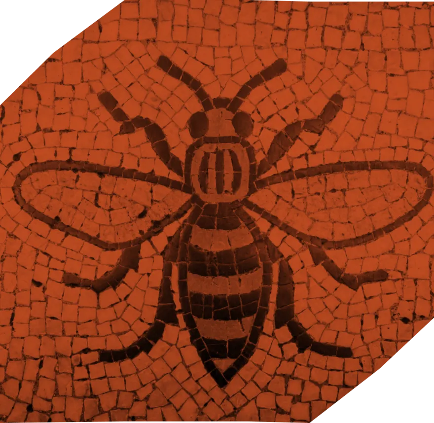 Manchester bee mosaic