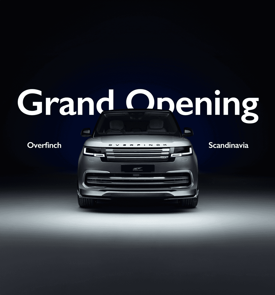 Overfinch Scandinavia grand opening invitation