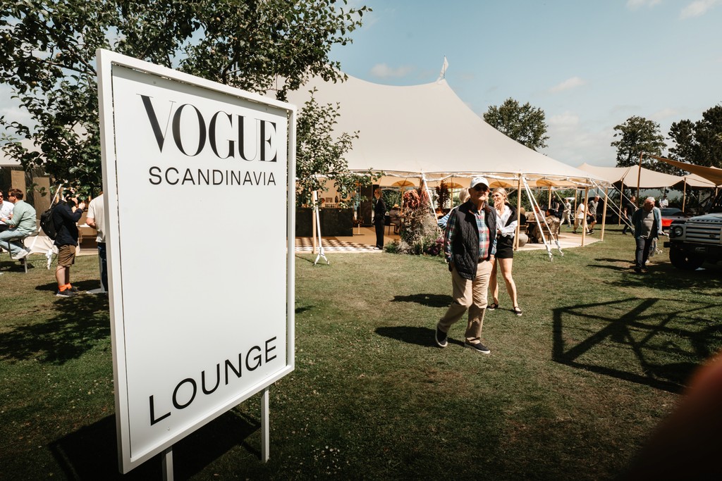 Vogue Scandinavia Lounge sign at The Aurora