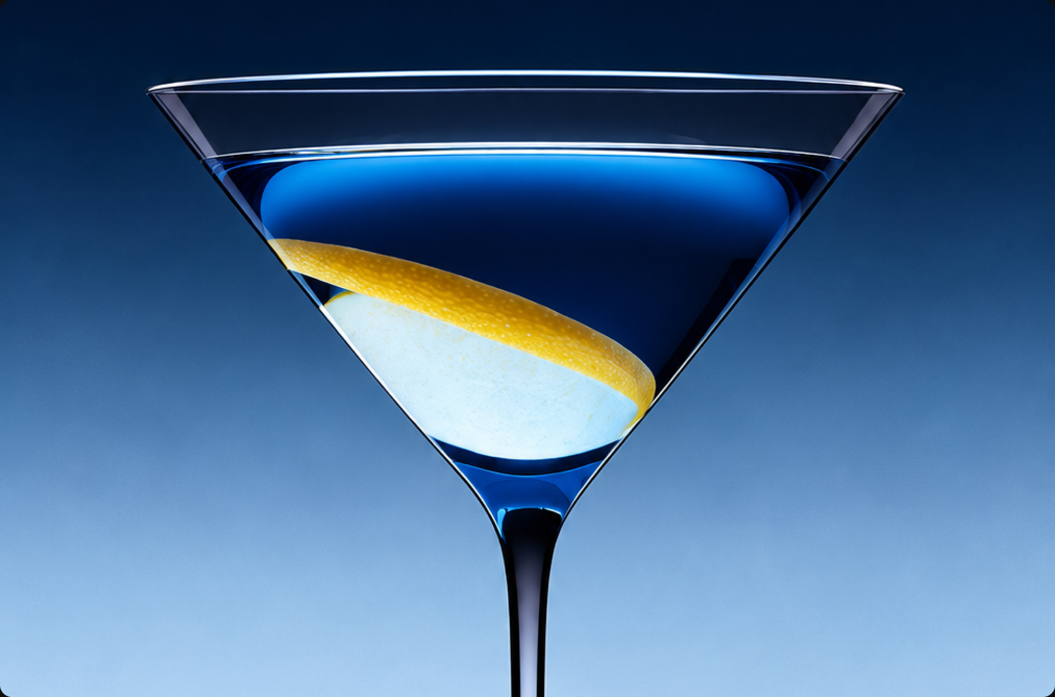 Blue martini