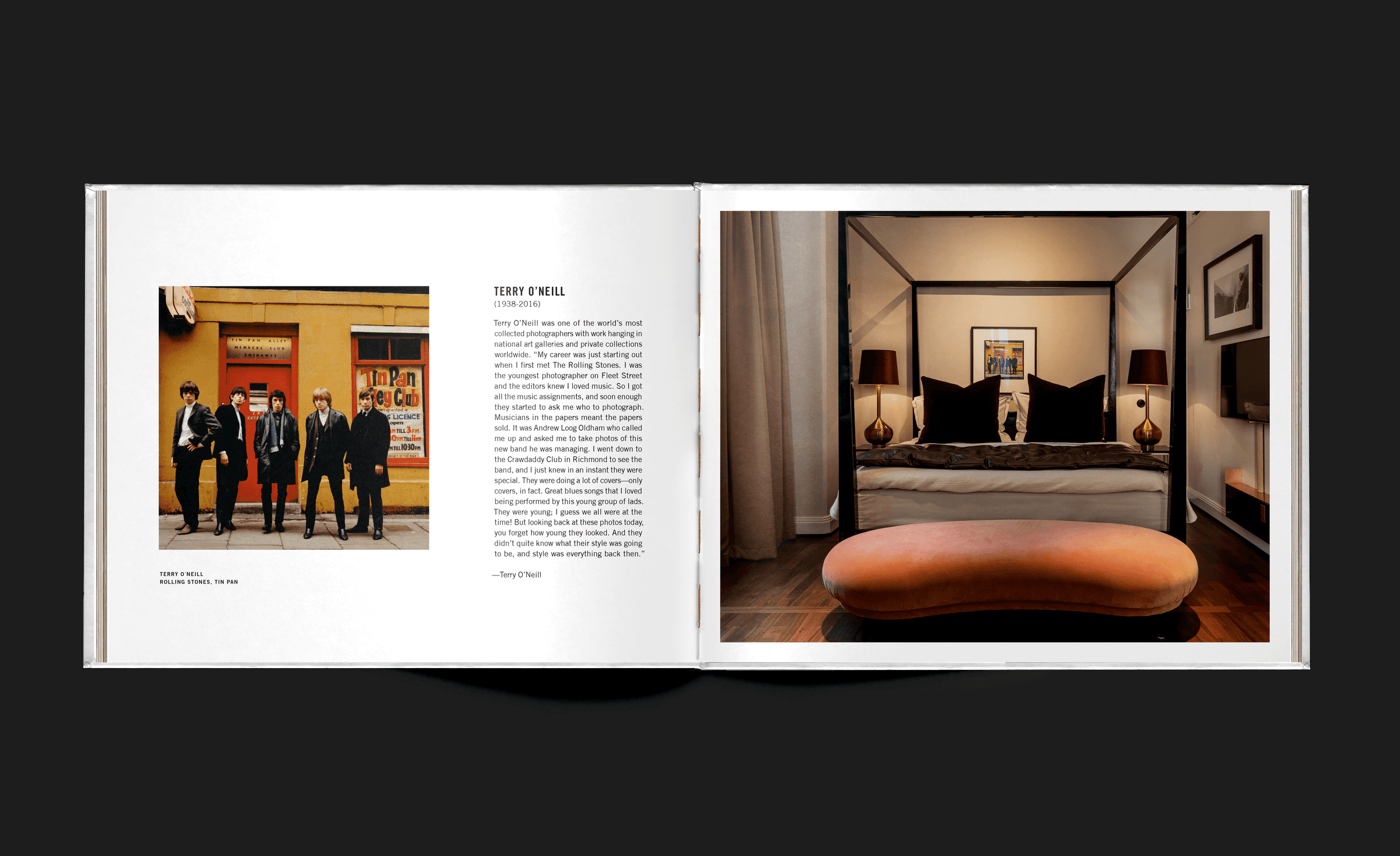 Spread from Art at Lydmar photo book