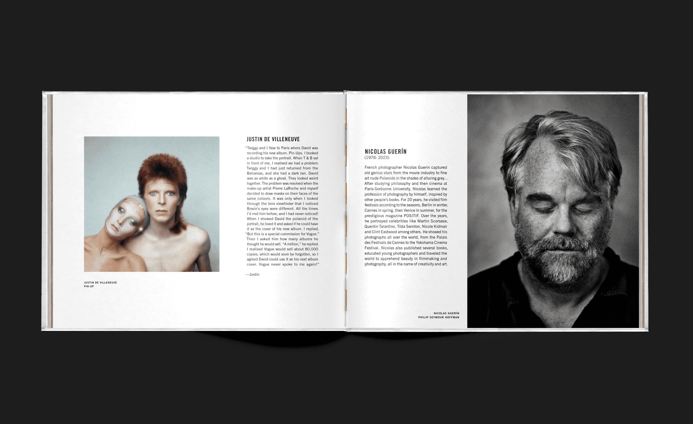 Spread from Art at Lydmar photo book