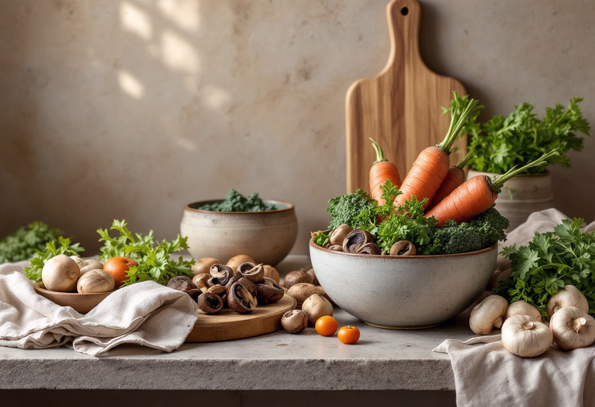 image of cooking ingredients for a grocery store