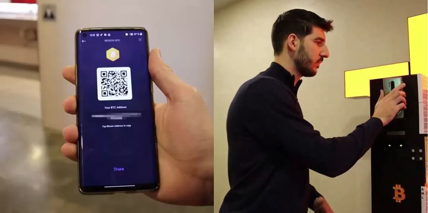 Przykład użycia telefonu przy bitomacie