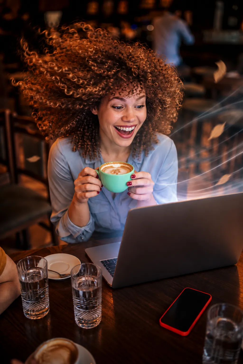 Jolke en een collega op HR Tech Europe