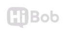 HiBob company logo in gray with stylized speech bubble around 'Hi'.