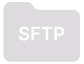 Grey square icon with rounded corners displaying uppercase letters 'SFTP' in the center.