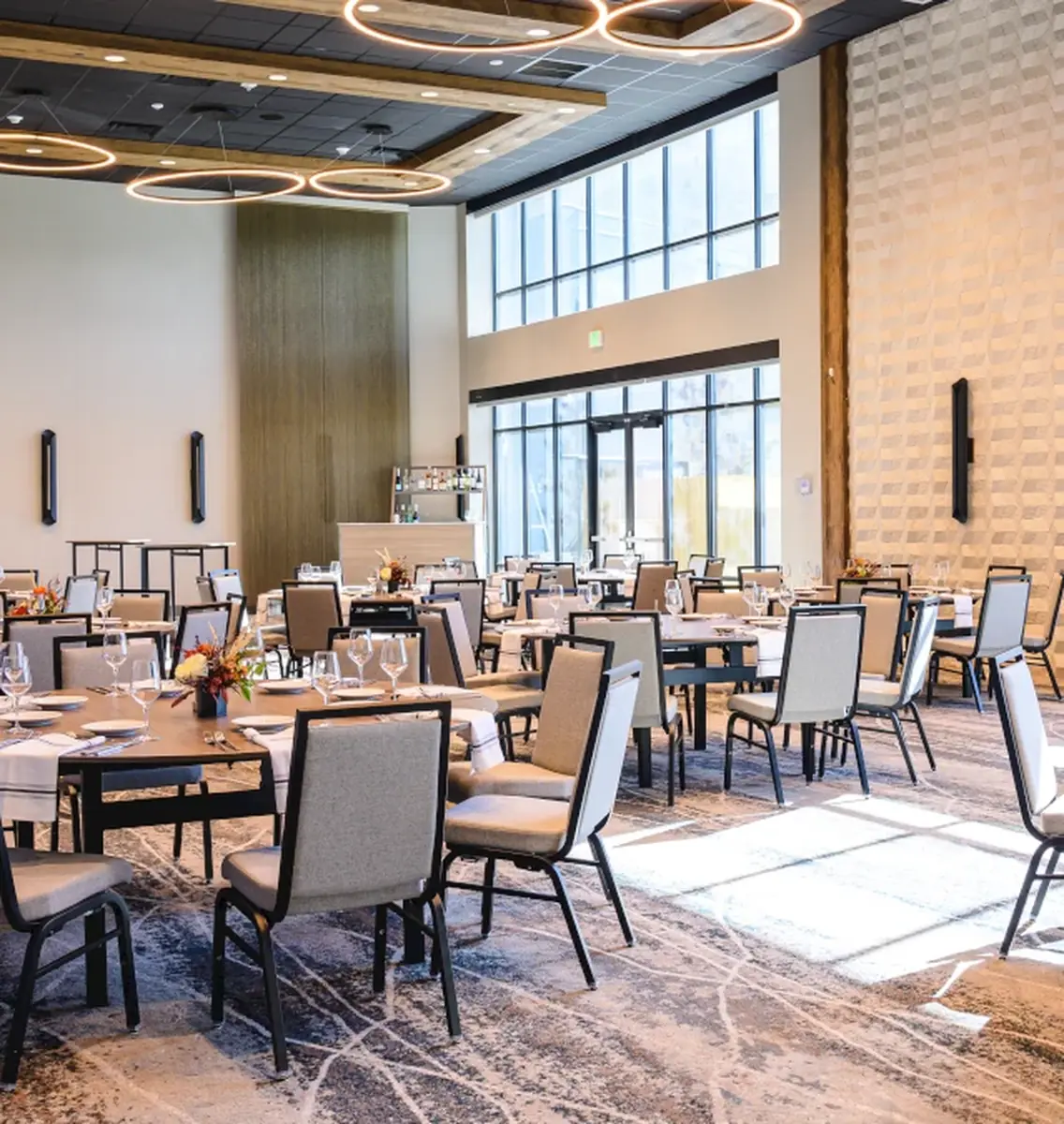 Event dining room at Black Rock Mountain Resort