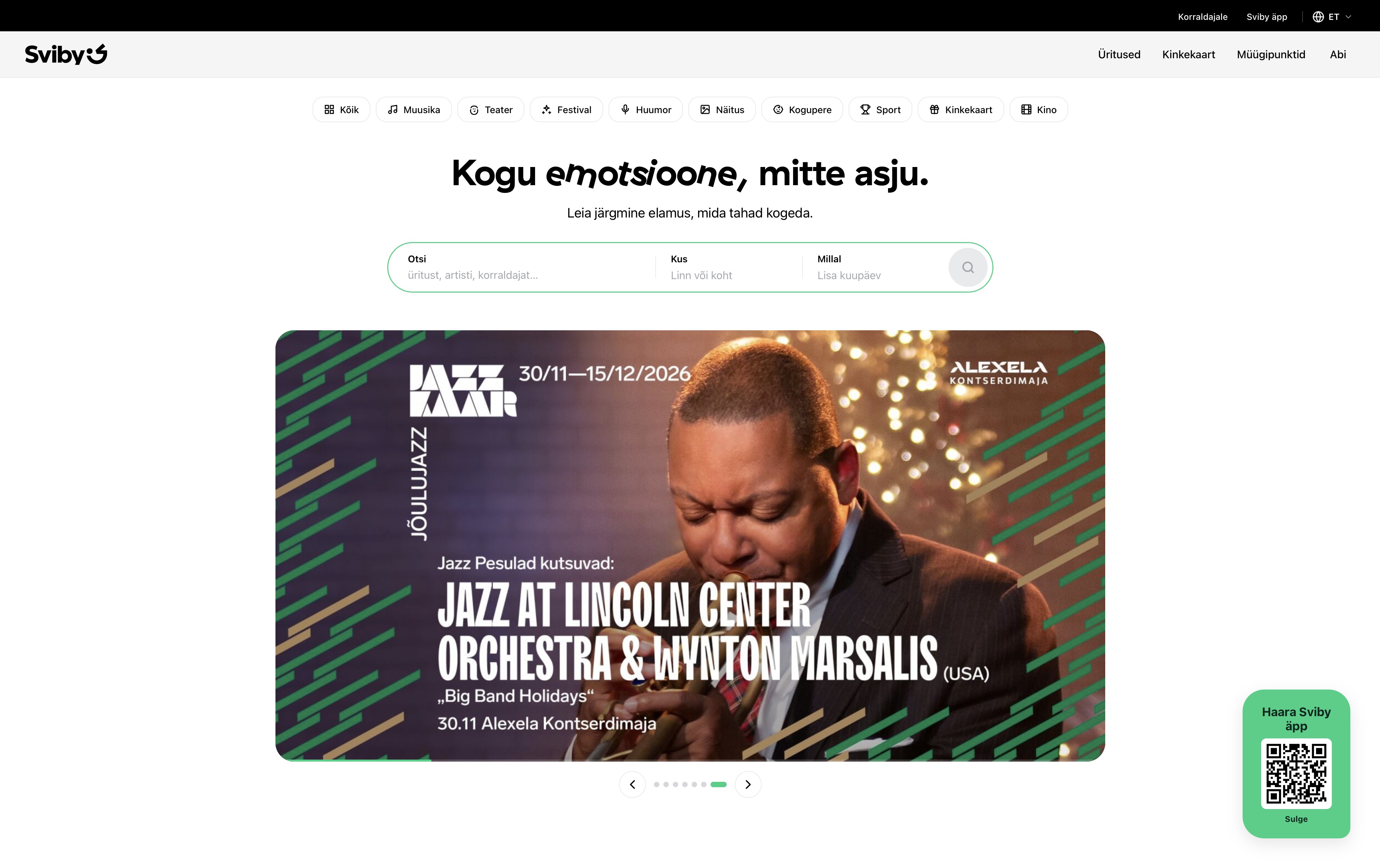 Uus Sviby portaal: lihtsam avastada, valida ja osta