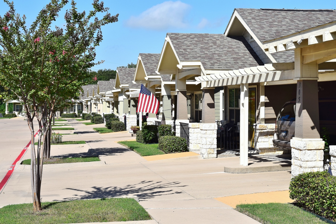 Exterior of houses