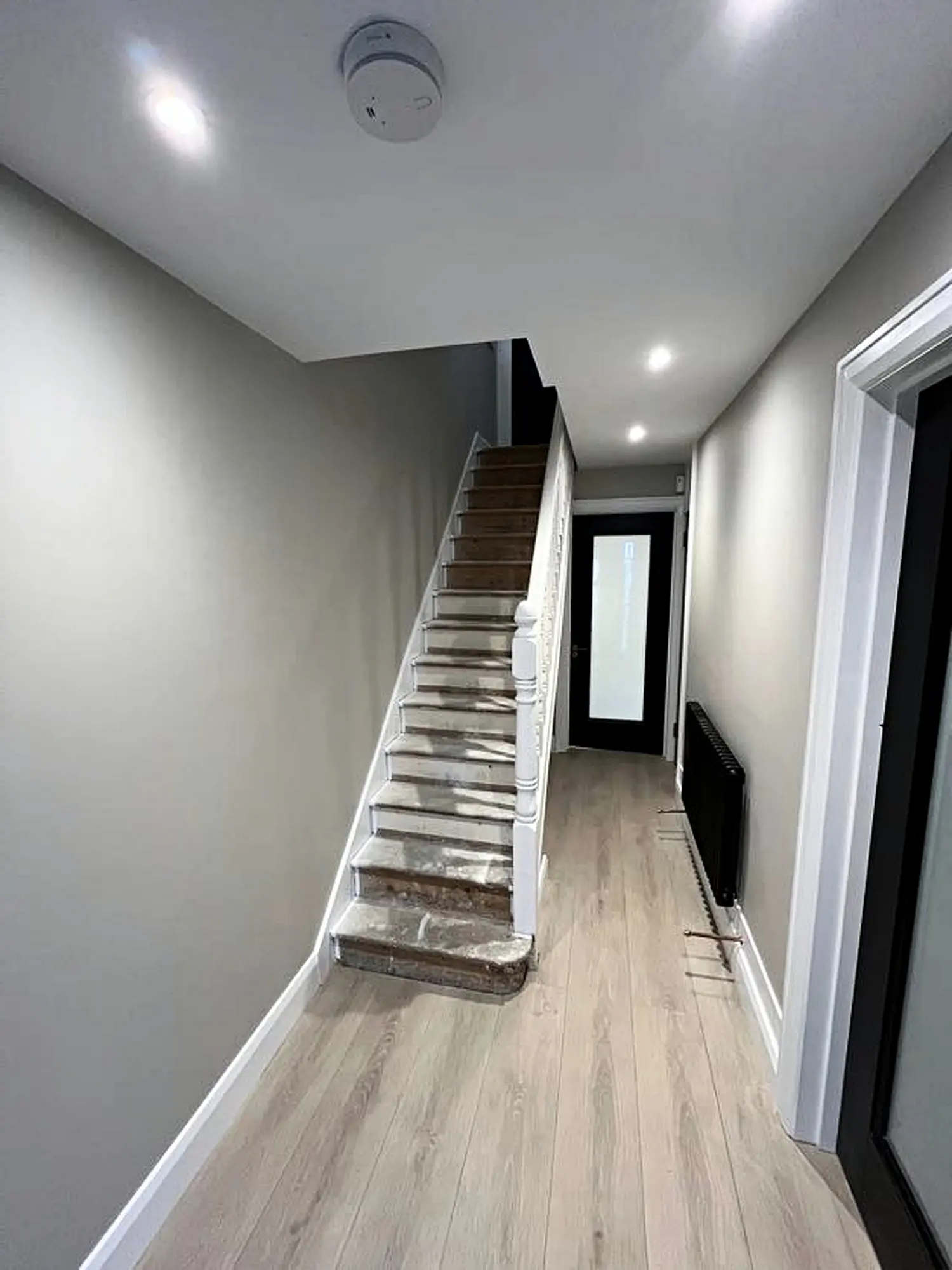 Stairwell - painted walls — work in progress