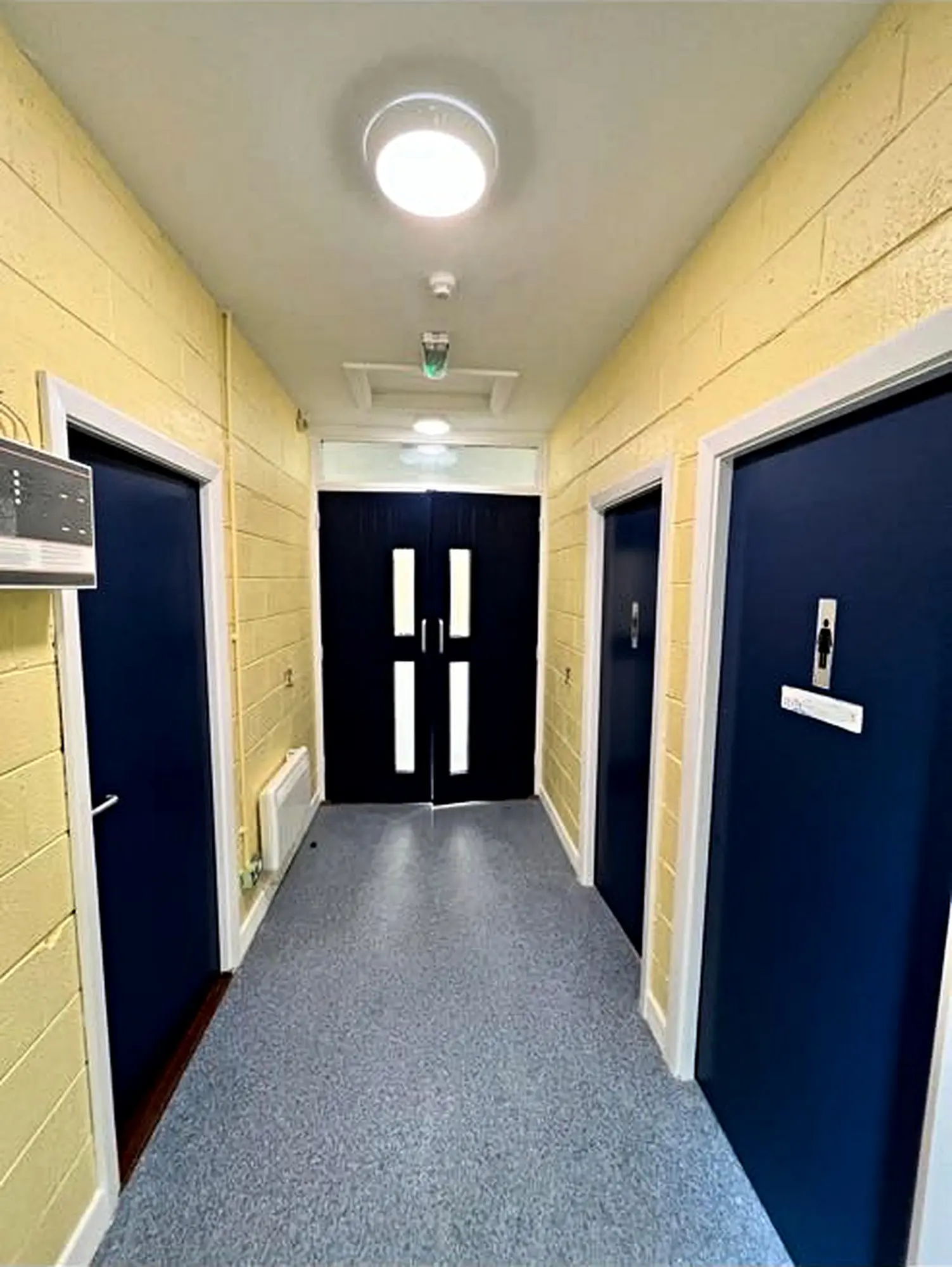 Completed creche corridor