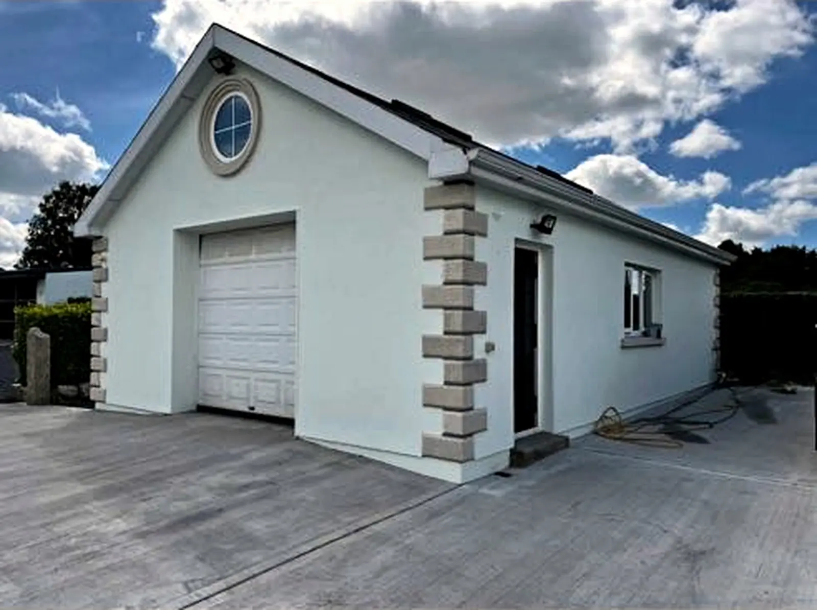 Garage exterior