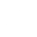 White symmetrical geometric floral pattern on a transparent background.