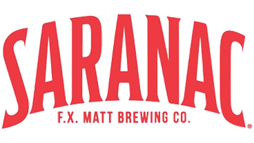 'SARANAC' logo with 'F.X. MATT BREWING CO.'