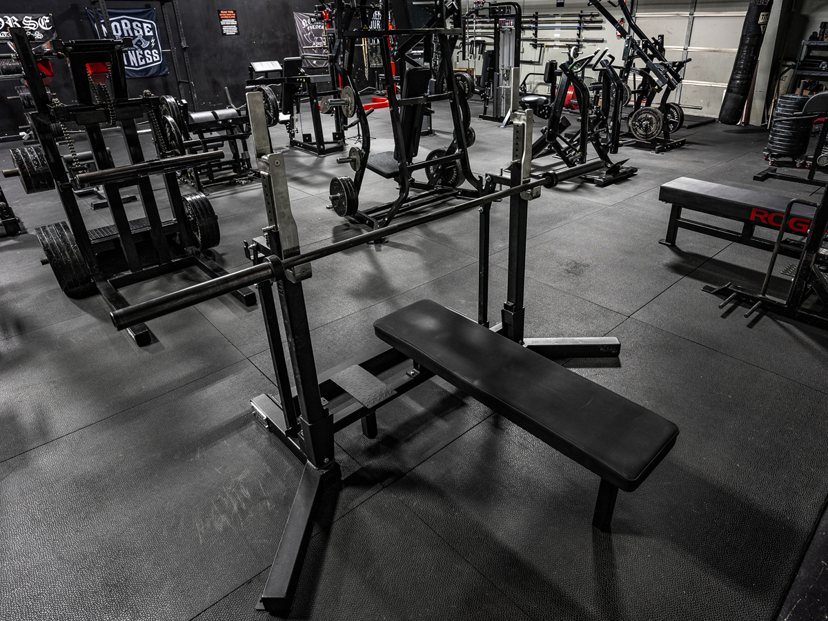 Strongman equipment at Norse Compound