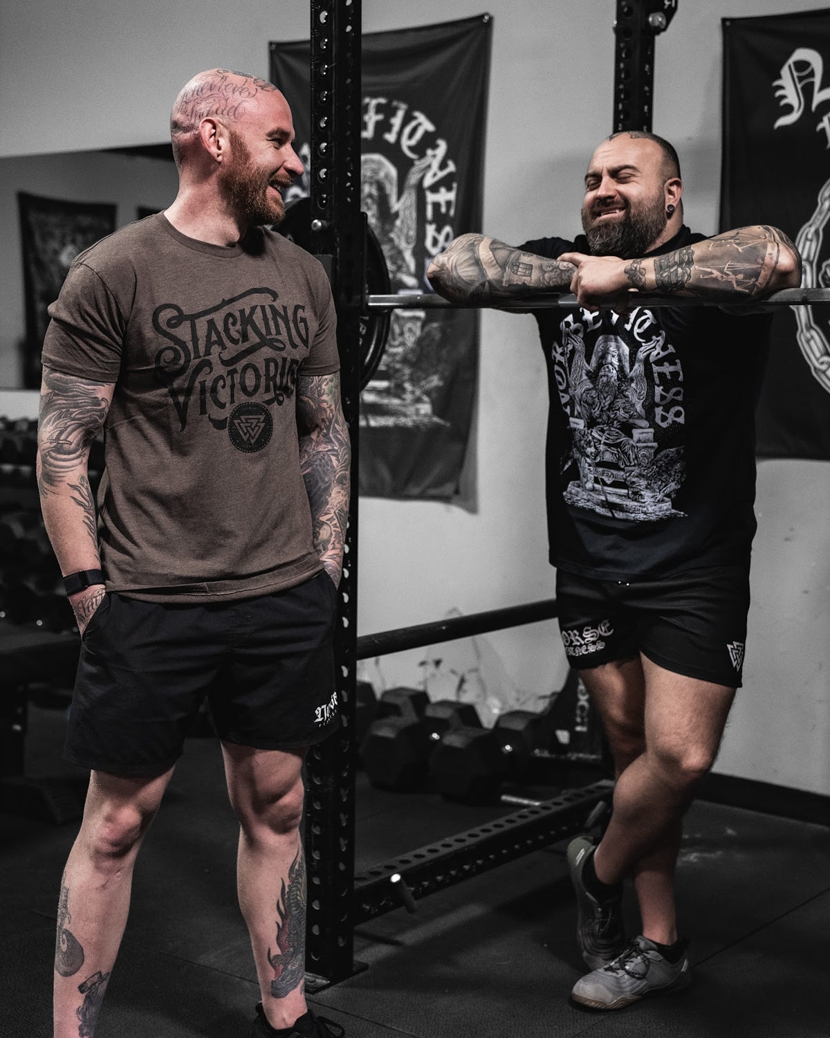 Members training together at Norse Compound