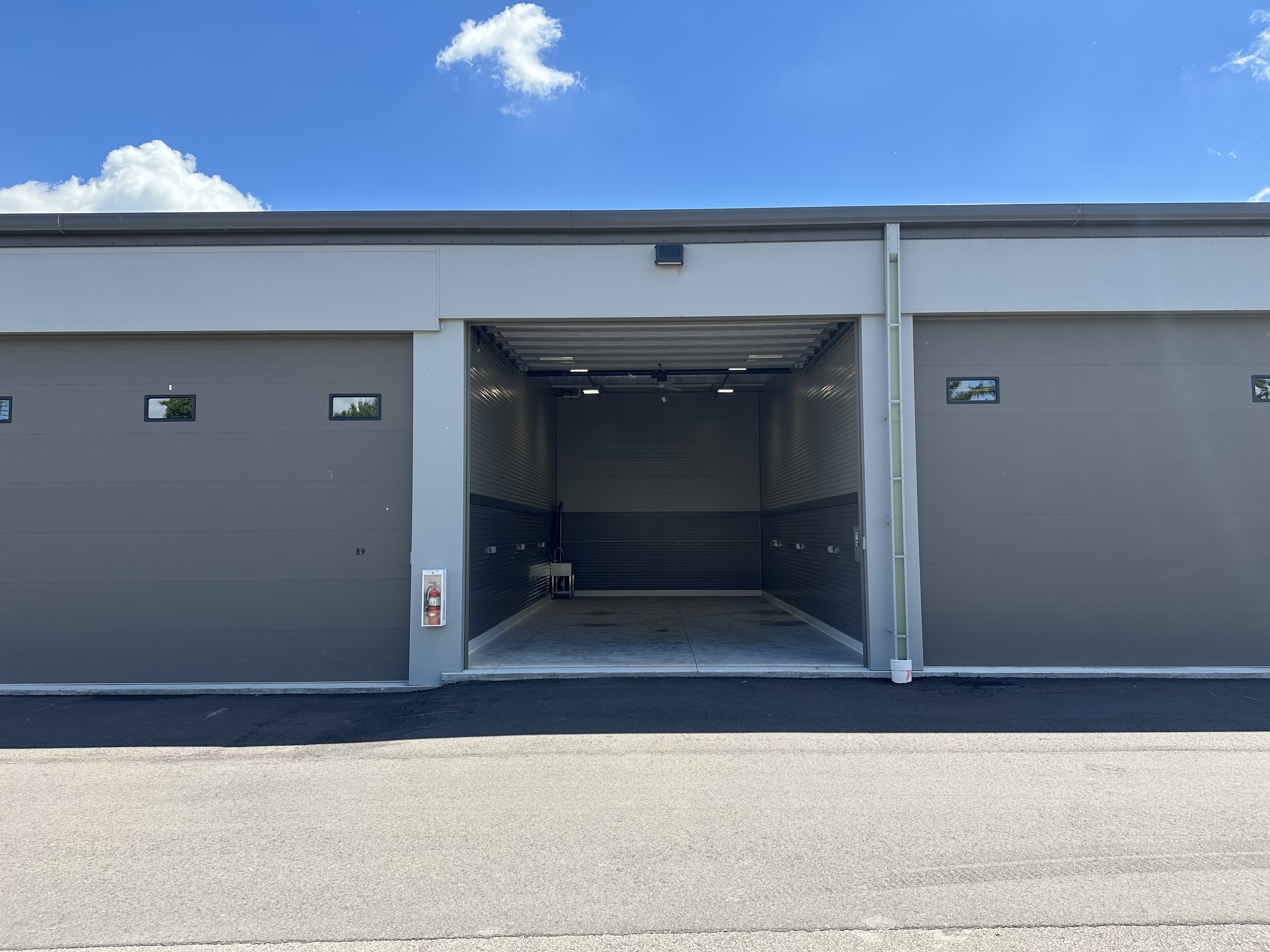 Standard 18x40 Prior Lake exterior with door open
