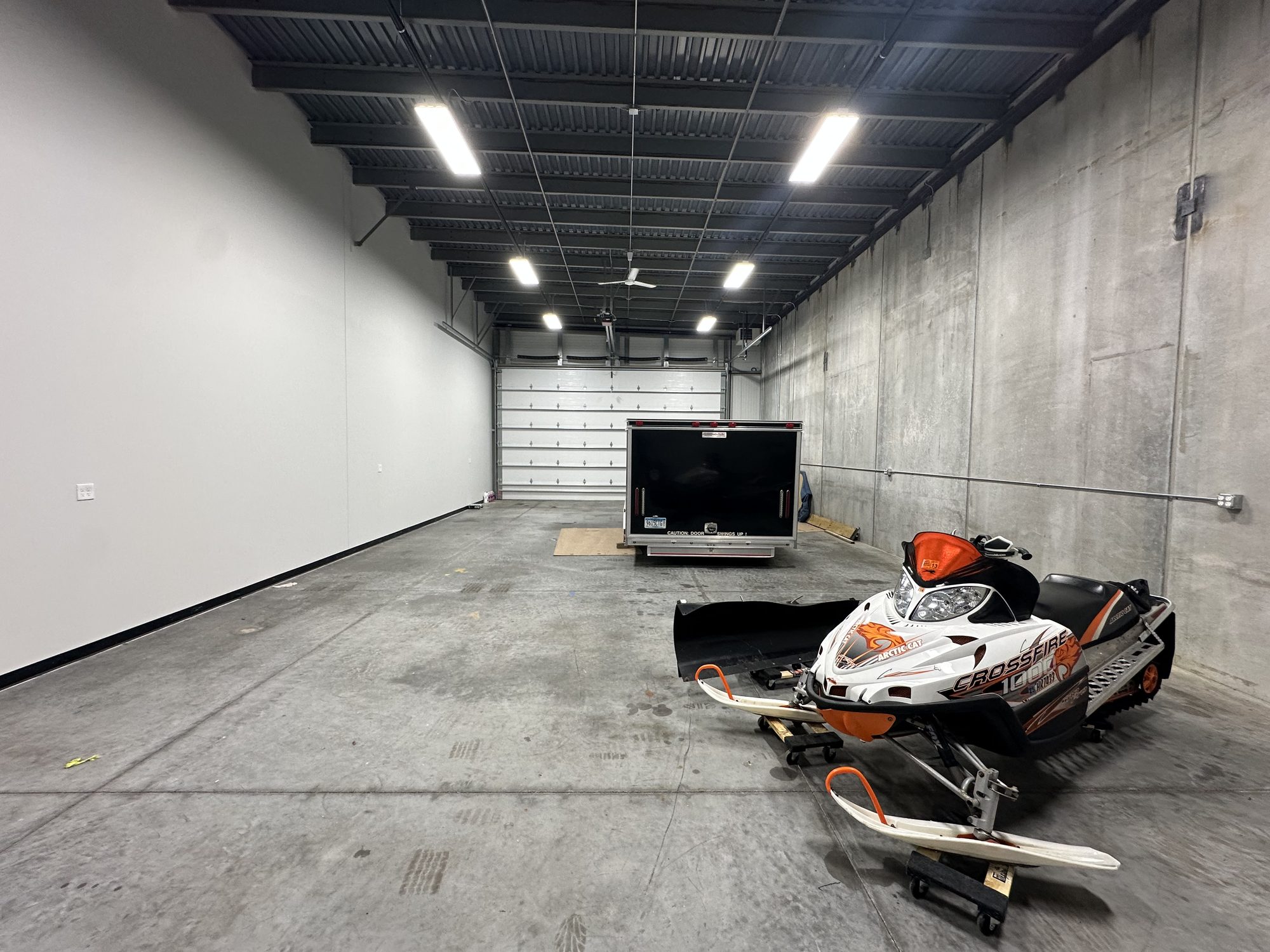 Standard 30x60 Corcoran interior facing overhead door