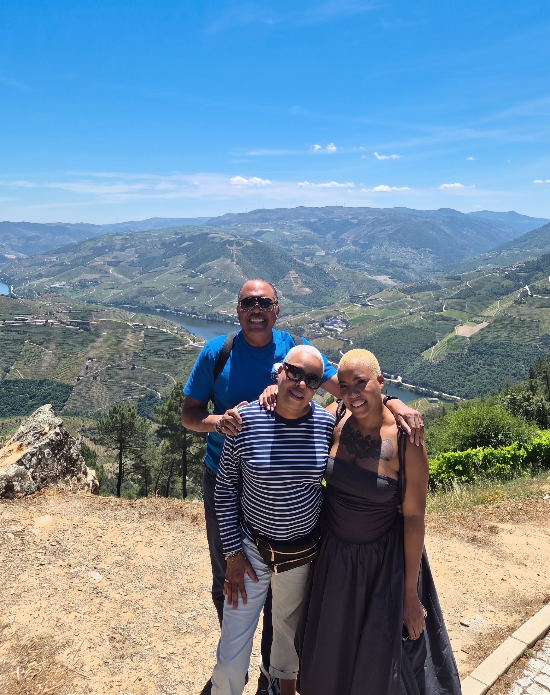 Glover Way Travel client family on a custom-planned trip