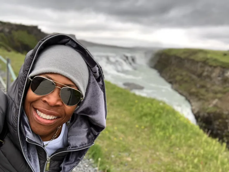Gullfoss Waterfall in Iceland, featured in The Glover Way Travel's Iceland blog post