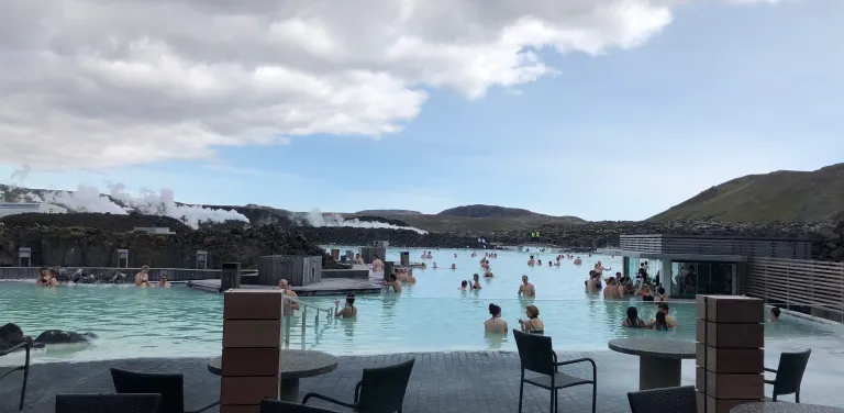 The Blue Lagoon geothermal spa in Iceland, featured in The Glover Way Travel's Iceland blog post