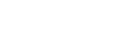 Safeway Garage Doors company logo with text 'SAFE-WAY' in large capital letters and 'GARAGE DOORS' in smaller capital letters underneath.
