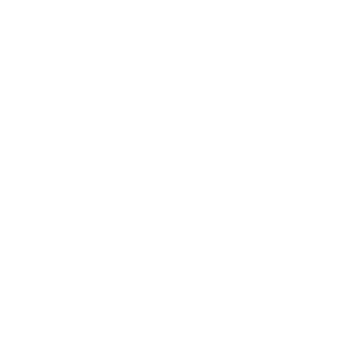 Abstract geometric logo with six white interconnected arrow shapes forming a hexagonal pattern on a black background.