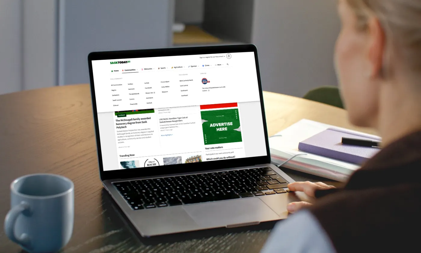 Landing page design