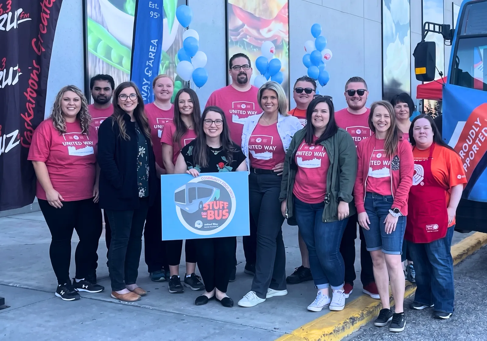 Harvard Media team members at a community event