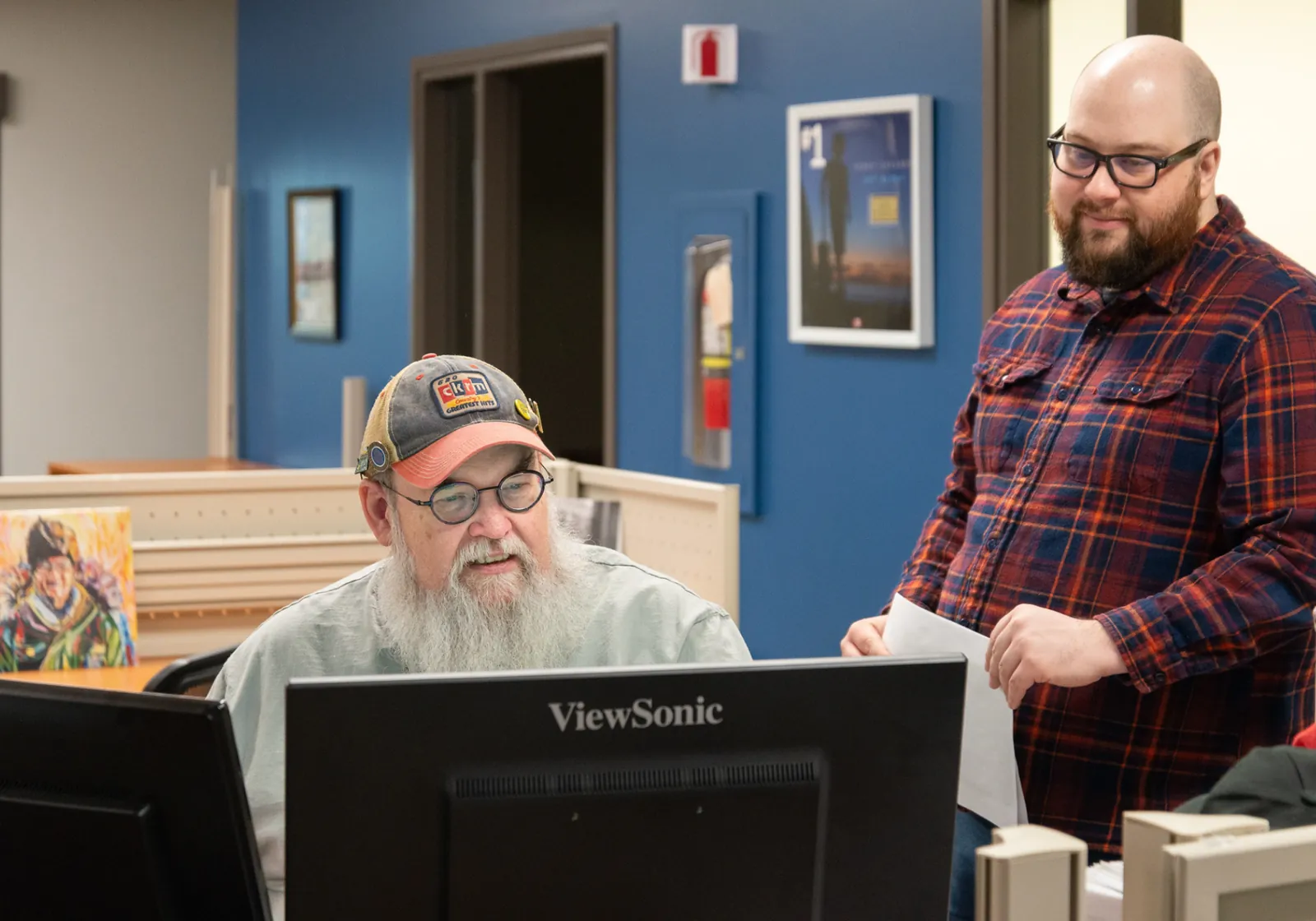 Newsroom colleagues