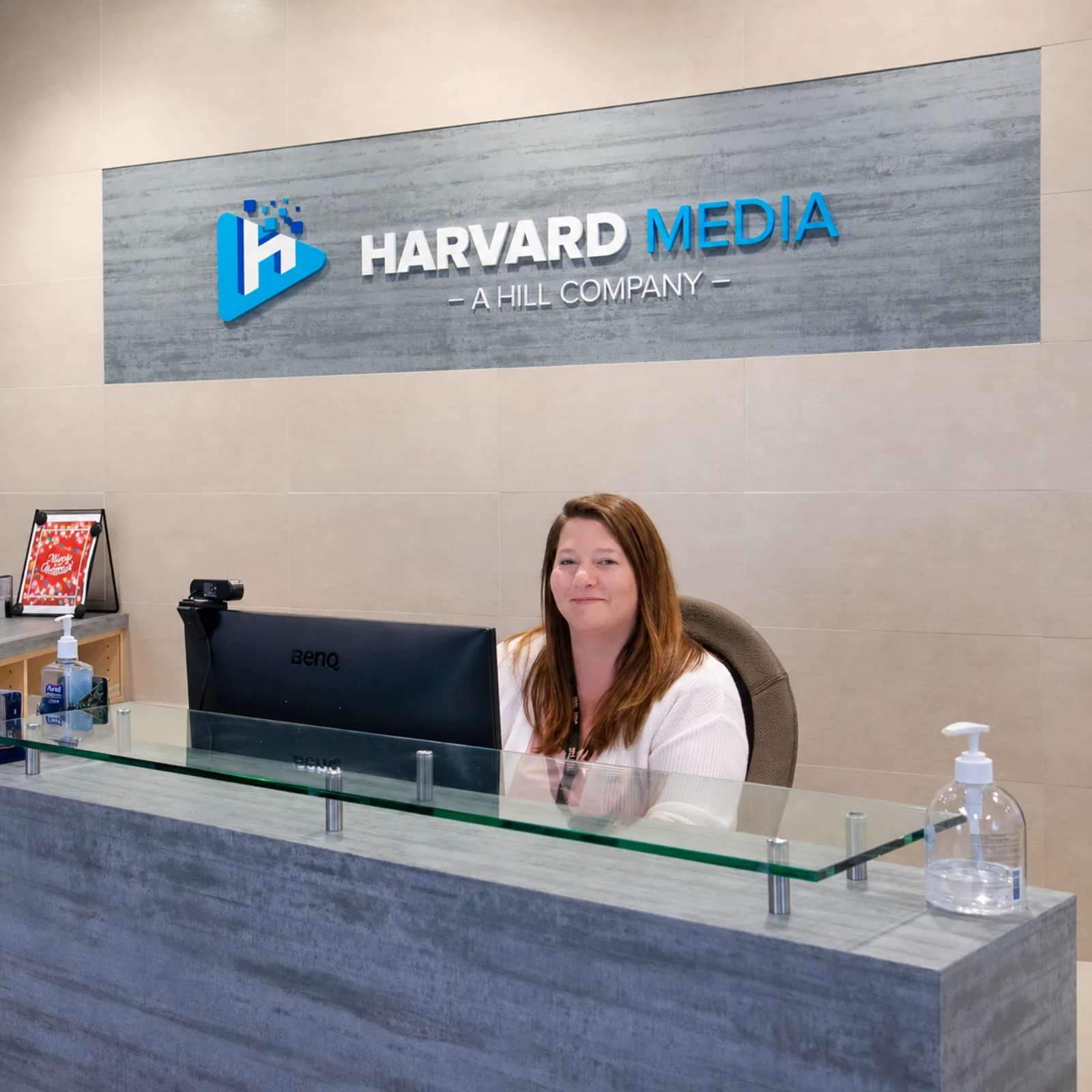 Receptionist at the Harvard Media