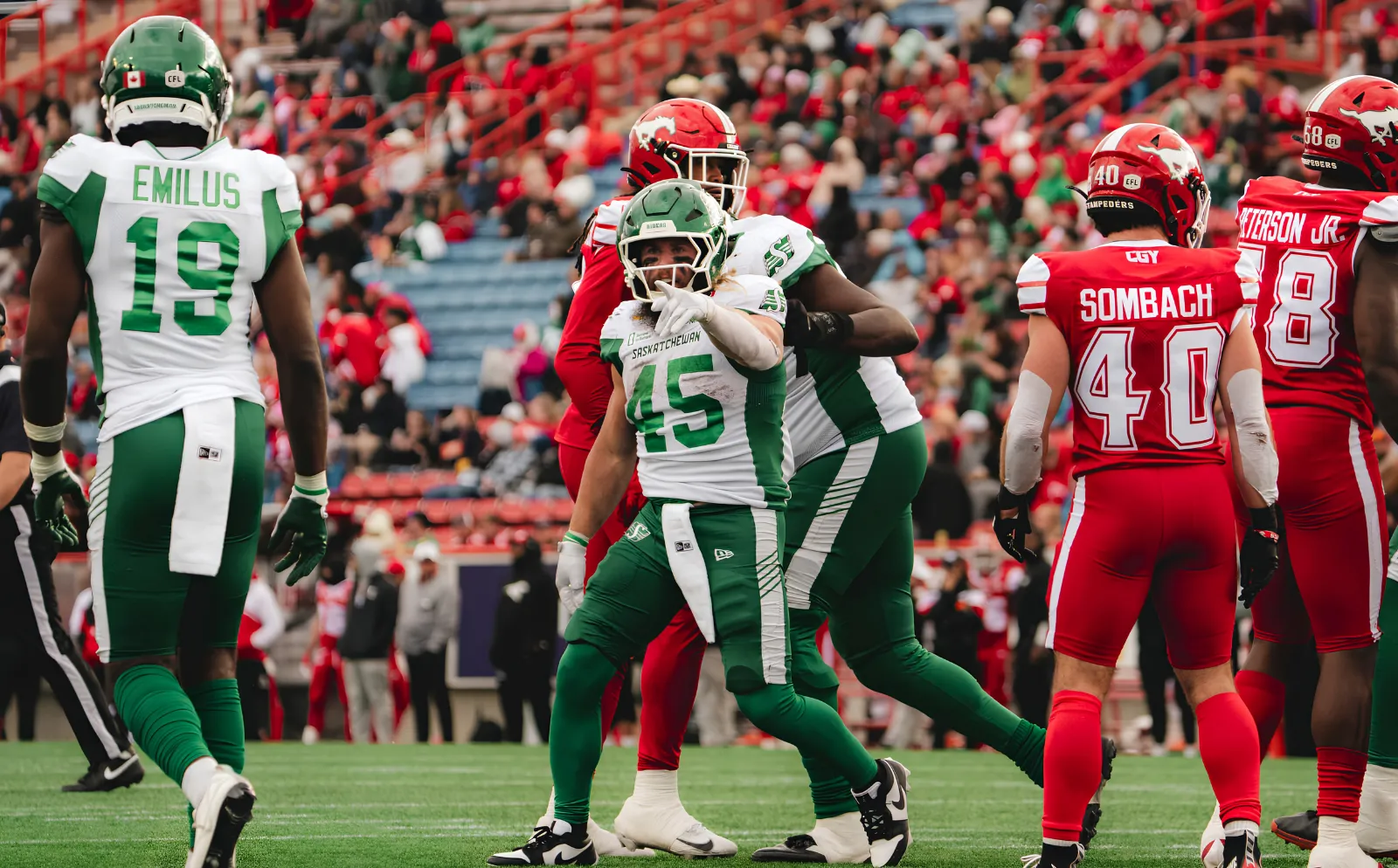 Saskatchewan Roughriders players