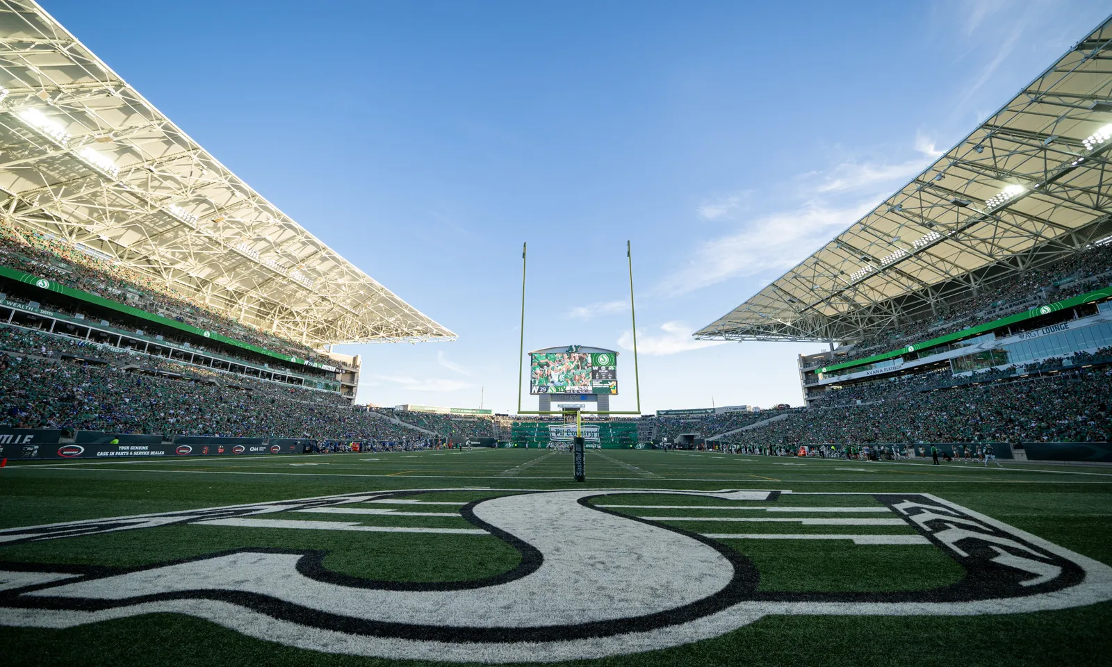 Mosaic Stadium field
