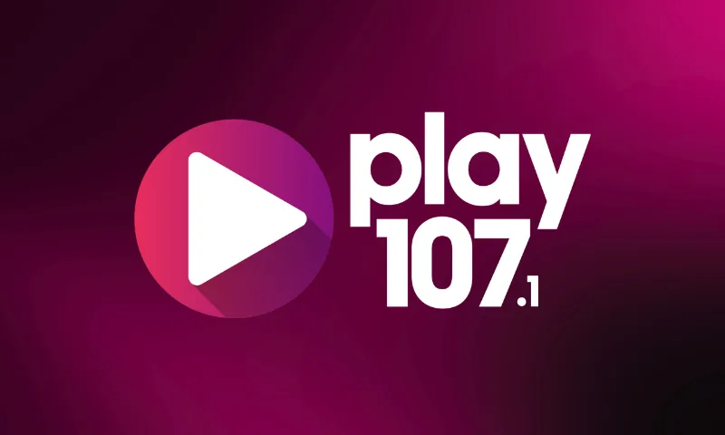 play 107.1 logo