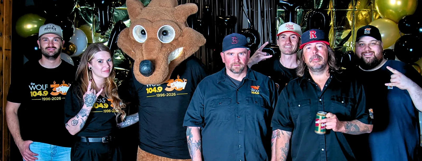 The 104.9 the WOLF on-air crew