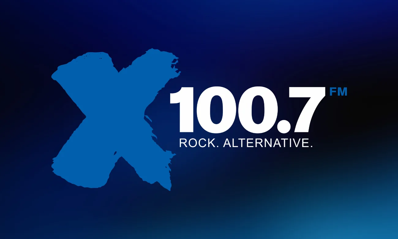 X100.7 logo