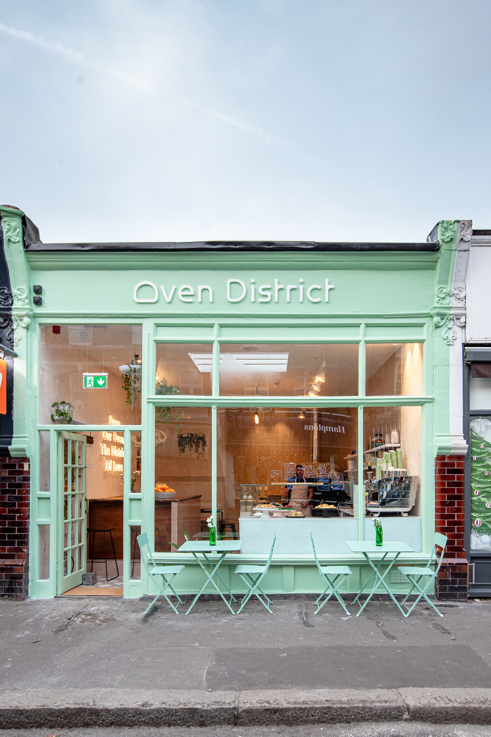 Oven District brand, food and website project