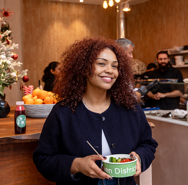 Oven District brand, food and website project