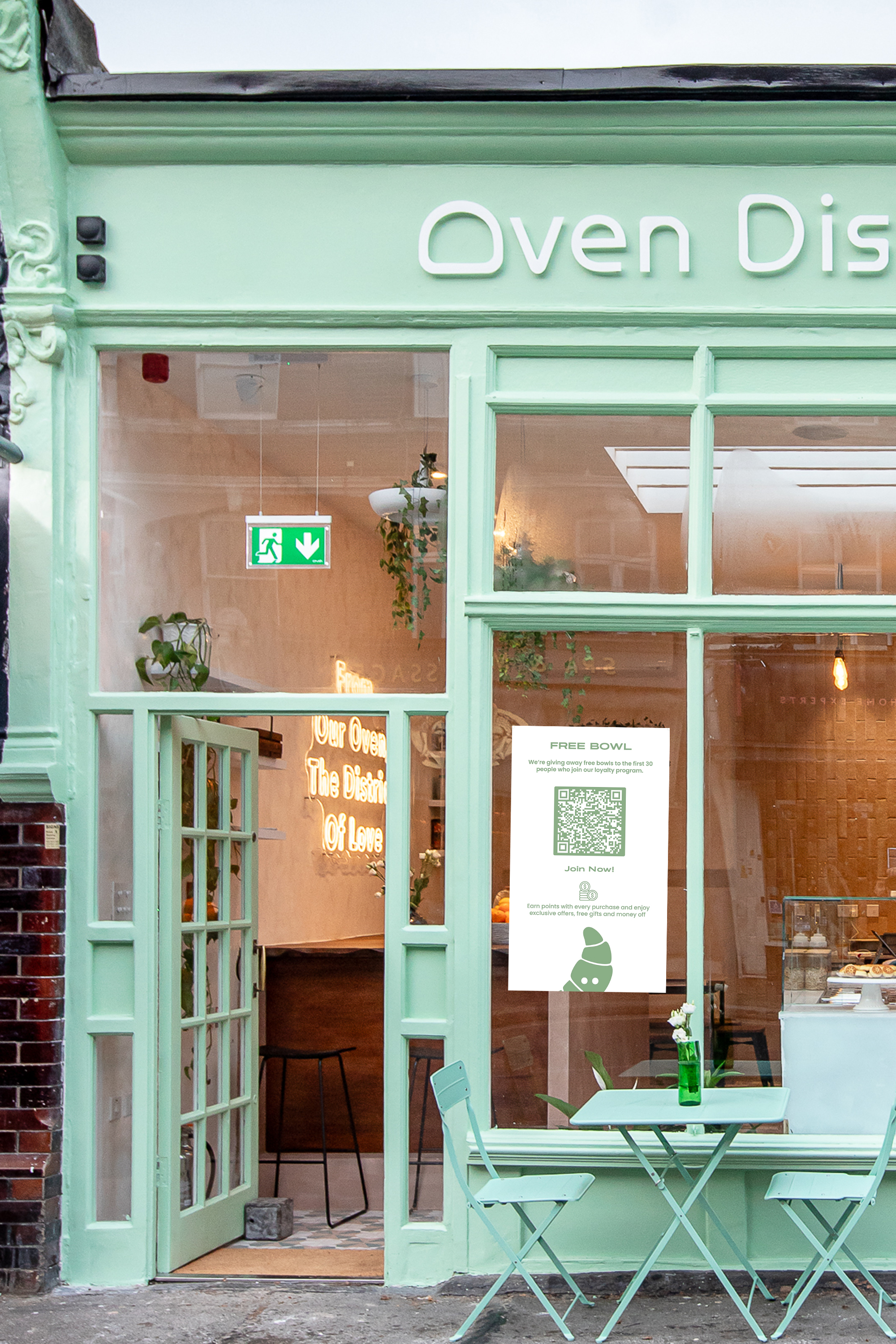 Oven District brand, food and website project