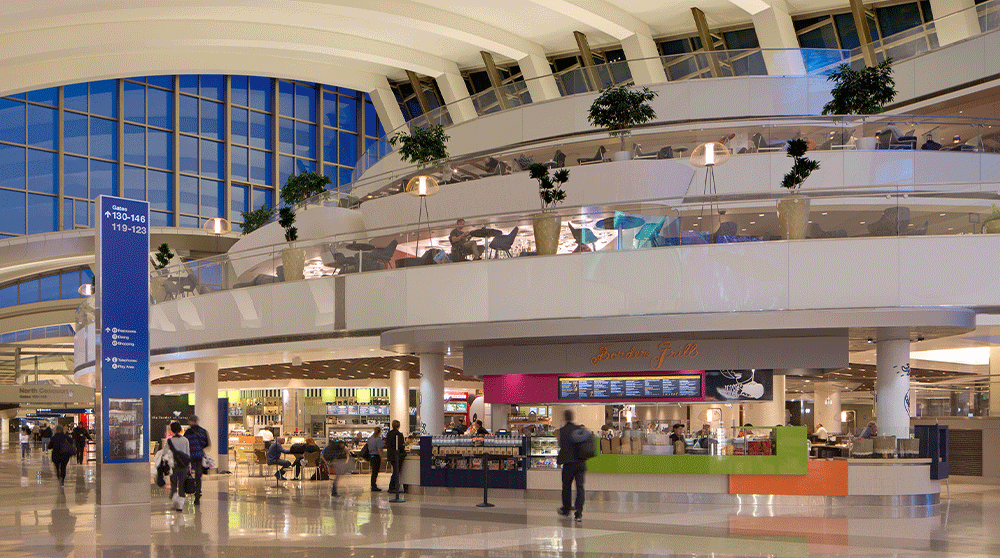 Los Angeles World Airports terminal interior