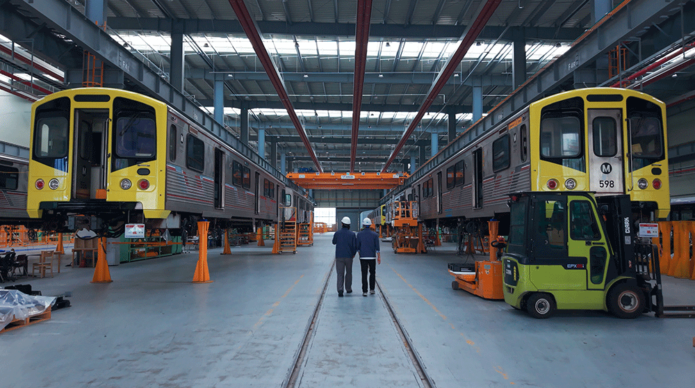 LACMTA A650 heavy rail vehicle refurbishment