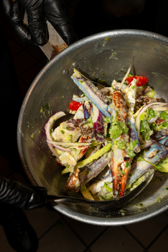 Spicy Isan dish with chilies