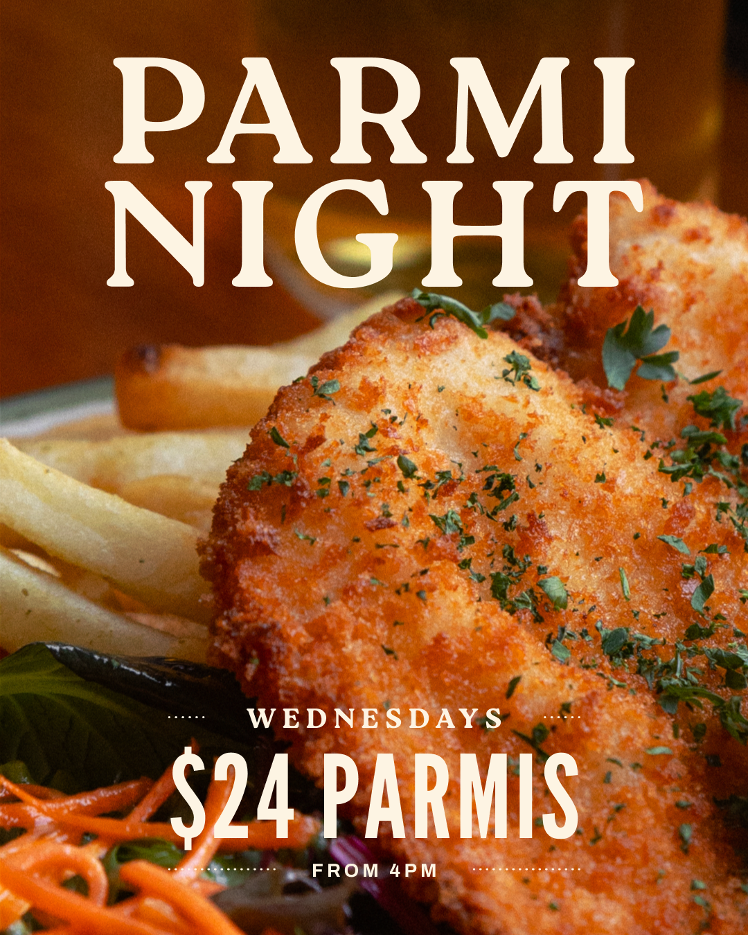 Parmi and trivia birthday offer poster